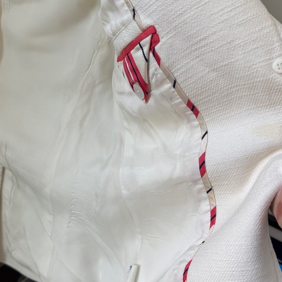 J. Crew Ivory Women's Suit Jacket blazer - Picture 4 of 5